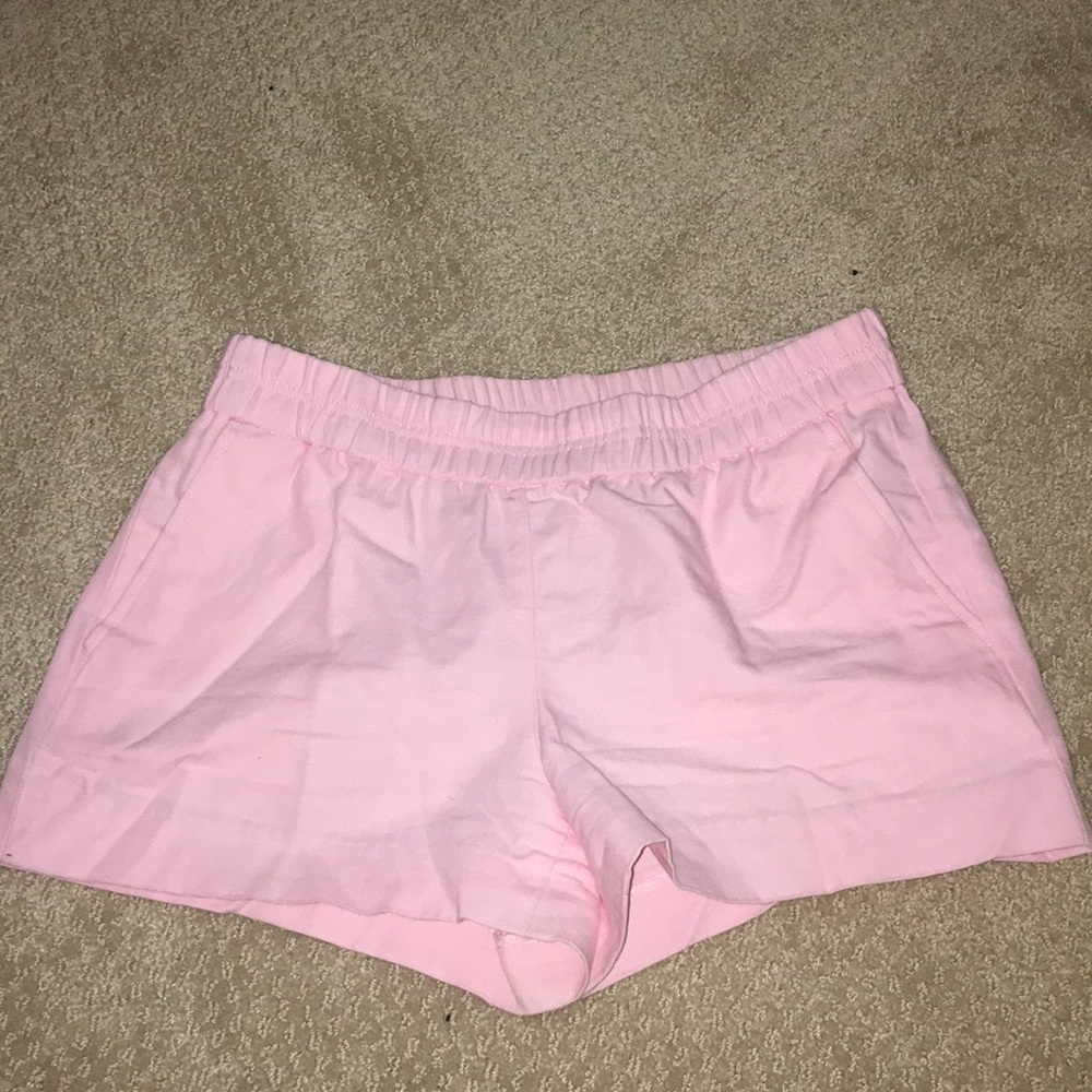 Pink J Crew Boardwalk Shorts